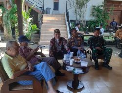 Sinergitas TNI-Polri, Kapolsek Kota dan Danramil Kompak Sambang Bersama