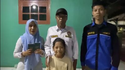 Karang Taruna Wibawa Muda Jaya Berikan Bantuan Kepada Annisa Bilqis Ikuti Kejuaraan Tari Internasional Di Malaysia