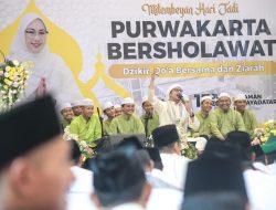 Mitembeyan Hari Jadi Purwakarta, Dandim 0619 Beserta Jajaran Turut Hadir Bersholawat