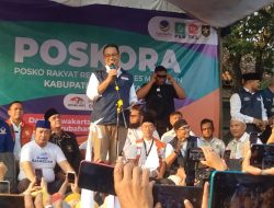 Resmikan Poskora Purwakarta, Anies Baswedan di Sambut Antuasias Rakyat