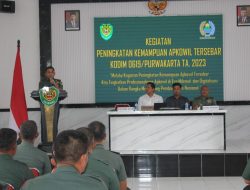 Kodim 0619/Purwakarta Gelar Apkowil Tingkatkan Kemampuan Prajurit