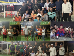 Penutupan dan Final Turnamen Bulutangkis Gemaya Cup I Ponpes Al Qodri Berlangsung Meriah