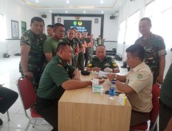 Kodim O619/Purwakarta Laksanakan Pemeriksaan EKG Seluruh Anggota