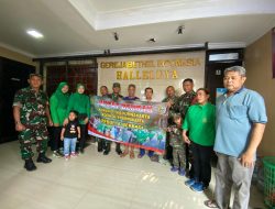 Koramil 1908/Purwakarta Giat Sabtu Kasih Bersihkan Tempat Peribadatan