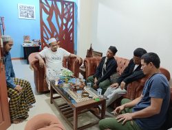 Jalin Silaturahmi, Pengurus Padepokan 11 Elang Putih Kunjungi Rumah Kades Wantilan