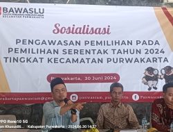 Sosialisasi Pengawasan Pemilihan Serentak Tahun 2024, bersama PPL Se-Kecamatan