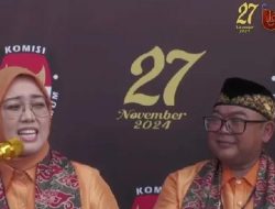 Hj. Anne Ratna Mustika dan H. Budi Hermawan Daftar ke KPU, Warnai Purwakarta