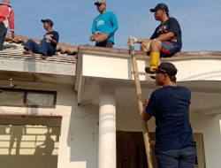 Realisasi Dana Banprov Desa Cilegong Fokus Perbaikan Kantor Desa Yang Bocor