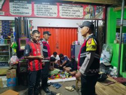 Patroli KRYD, Polsek Cibatu Sampaikan Imbauan Kamtibmas