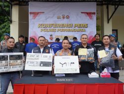Berantas Curanmor, Polres Purwakarta Ringkus 6 Pelaku Lintas Kabupaten