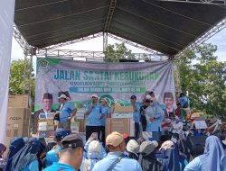 Ribuan Peserta Meriahkan Jalan Santai Kerukunan HAB Ke-80 Kemenag Purwakarta