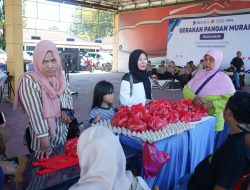 Polres Purwakarta Gelar Gerakan Pangan Murah, Warga Serbu Bahan Pokok Harga Terjangkau