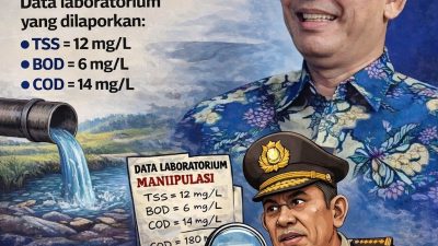 DIREKTUR PT SANFU MANGKIR DUA KALI, KMP DUGA REKAYASA LIMBAH DAN PEMALSUAN DATA LINGKUNGAN, DESAK POLISI SEGERA NAIKKAN KE PENYIDIKAN